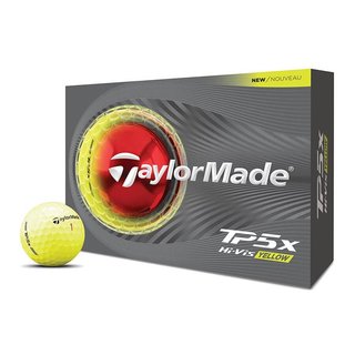 TaylorMade TP5x golf balls 2026, yellow