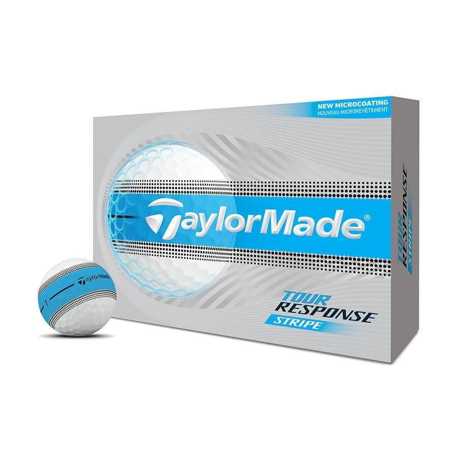 TaylorMade Tour Response Stripe golf balls 2026, blue