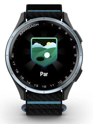 Garmin Approach J1 junior GPS watch, black/azure aluminium