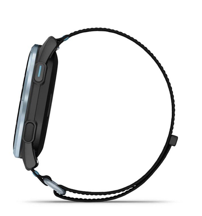 Garmin Approach J1 junior GPS watch, black/azure aluminium