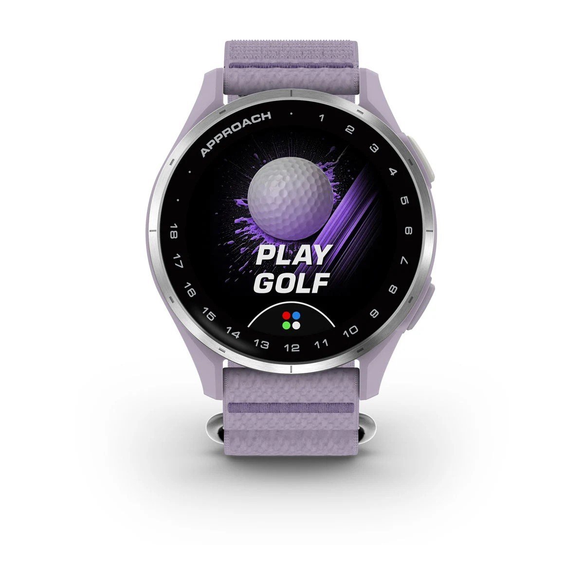 Garmin Approach J1 junior GPS watch, lilac/silver aluminium