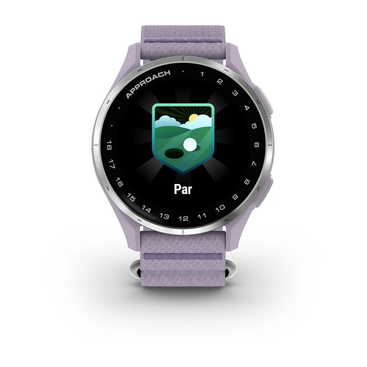 Garmin Approach J1 junior GPS watch, lilac/silver aluminium