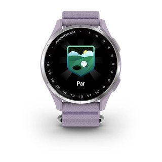 Garmin Approach J1 junior GPS watch, lilac/silver aluminium