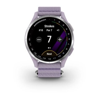 Garmin Approach J1 junior GPS watch, lilac/silver aluminium