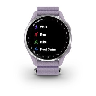 Garmin Approach J1 junior GPS watch, lilac/silver aluminium