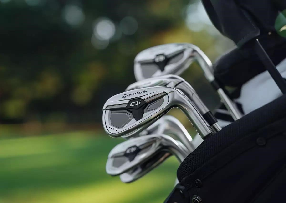 TaylorMade Qi Max men's irons, graphite