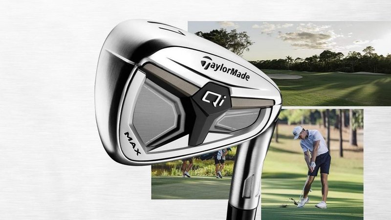 TaylorMade Qi Max men's irons, steel