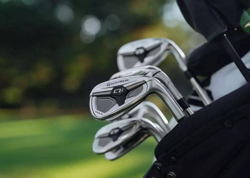 TaylorMade Qi Max men's irons, steel