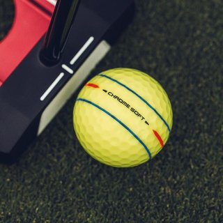 Callaway Chrome Soft 26 360 Triple Track golf balls, yellow