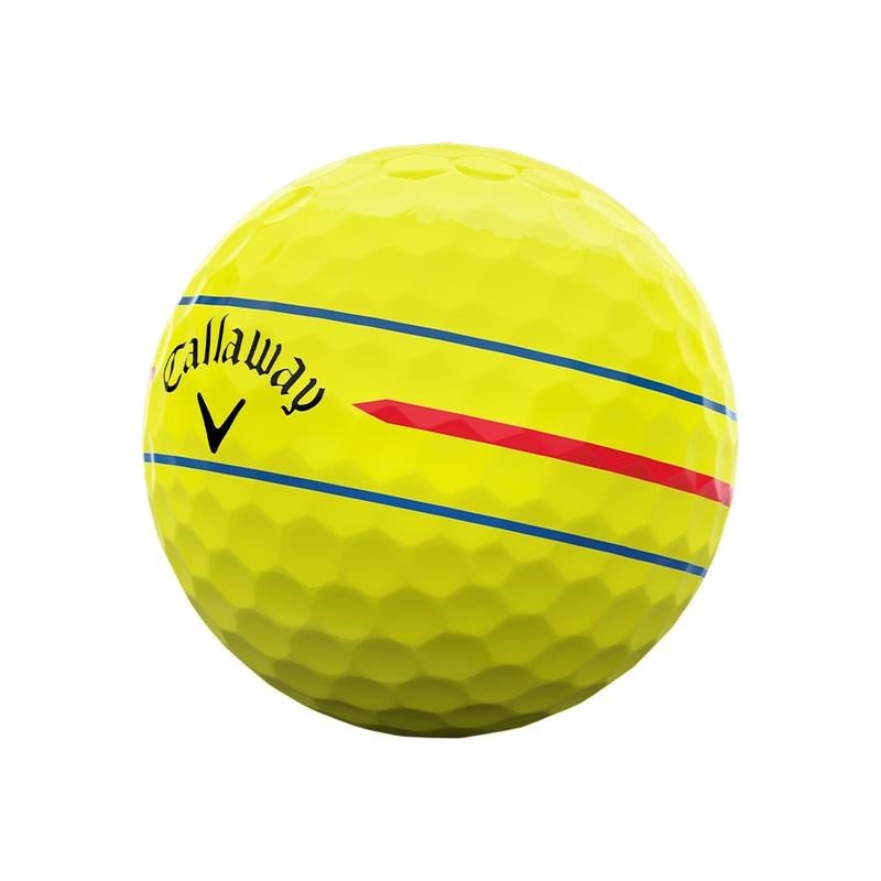 Callaway Chrome Soft 26 360 Triple Track golf balls, yellow