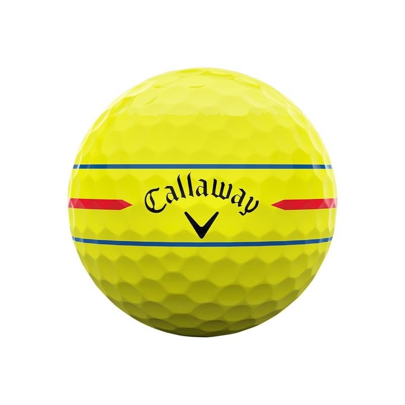 Callaway Chrome Soft 26 360 Triple Track golf balls, yellow