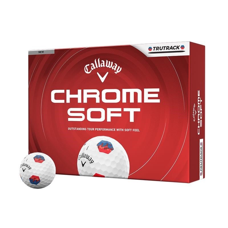 Callaway Chrome Soft 26 TruTrack Blue/Red golf balls