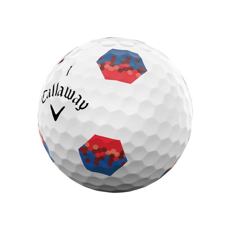 Callaway Chrome Soft 26 TruTrack Blue/Red golf balls