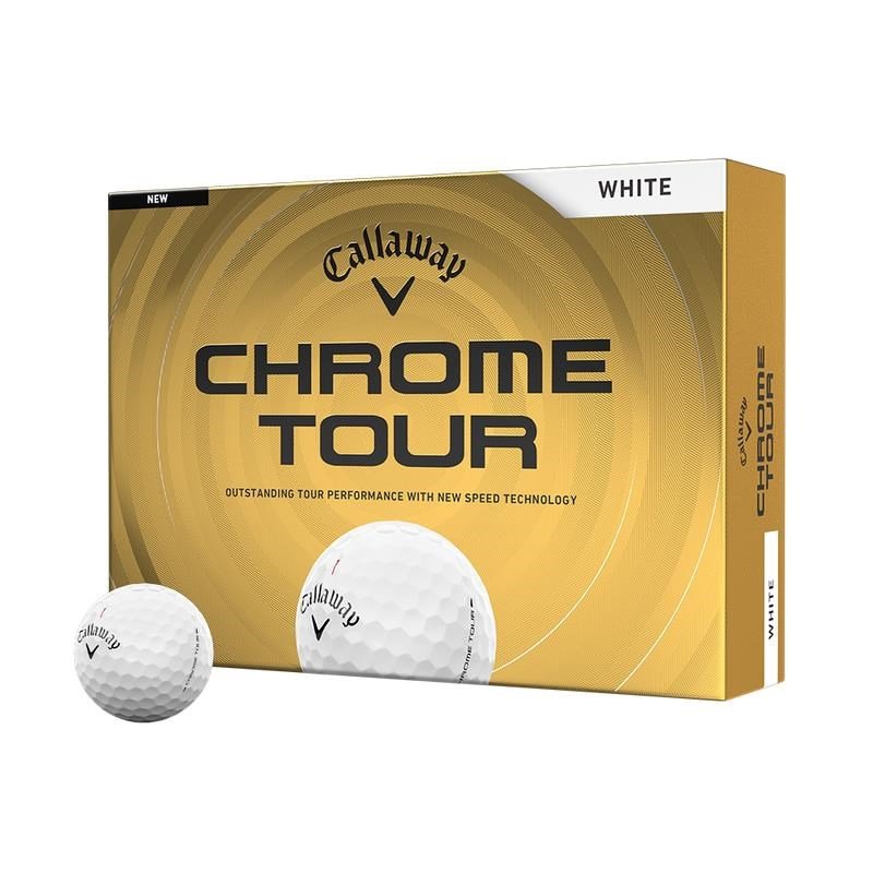 Callaway Chrome Tour golf balls 2026 (12 balls)