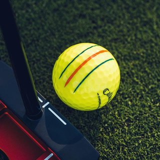 Callaway Chrome Tour Triple Track golf balls, yellow
