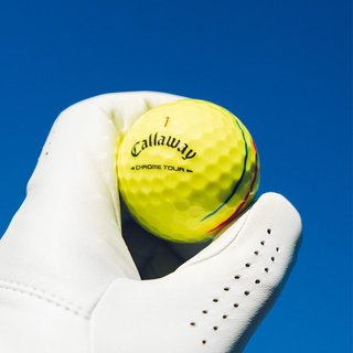 Callaway Chrome Tour Triple Track golf balls, yellow