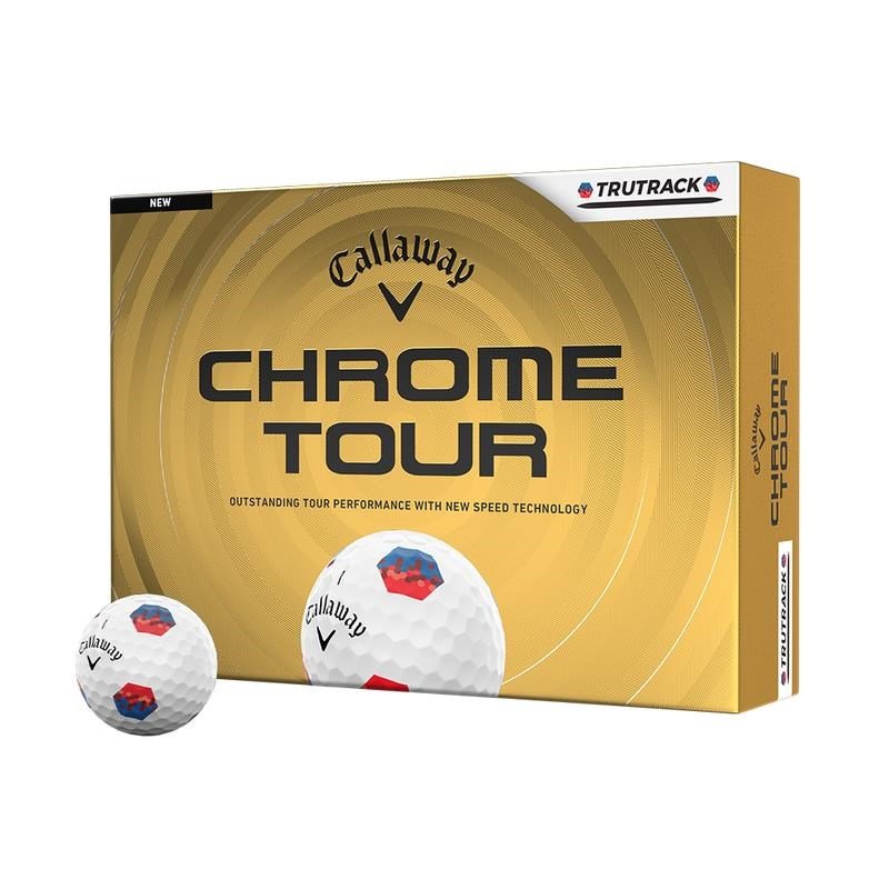 Callaway Chrome Tour TruTrack Blue/Red golf balls 2026