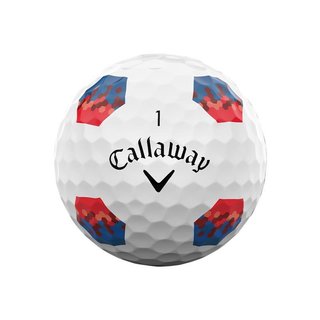 Callaway Chrome Tour TruTrack Blue/Red golf balls 2026