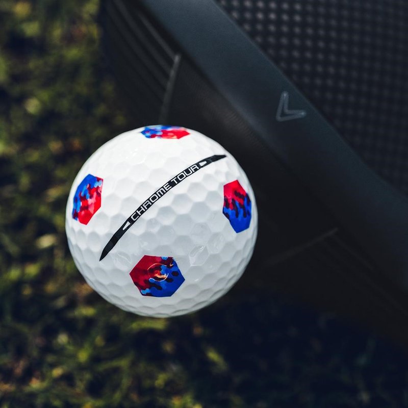 Callaway Chrome Tour TruTrack Blue/Red golf balls 2026