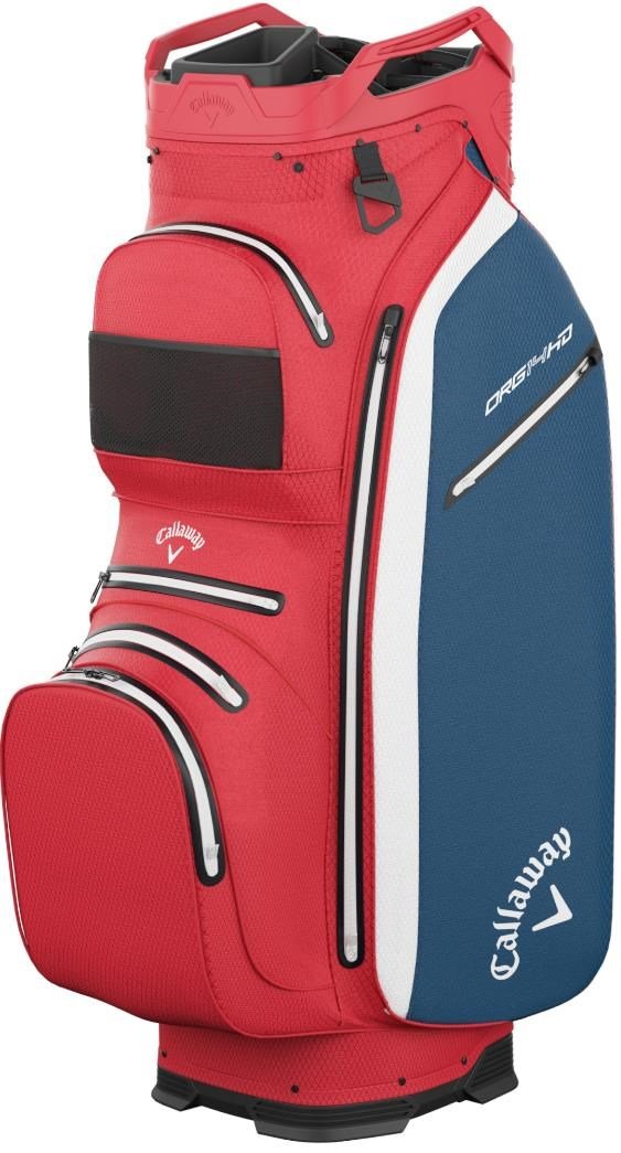 Callaway ORG 14 HD cart bag, red/white/navy