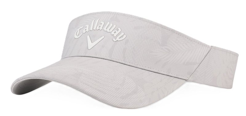 Callaway Liquid Metal men's visor, grey/palm breeze