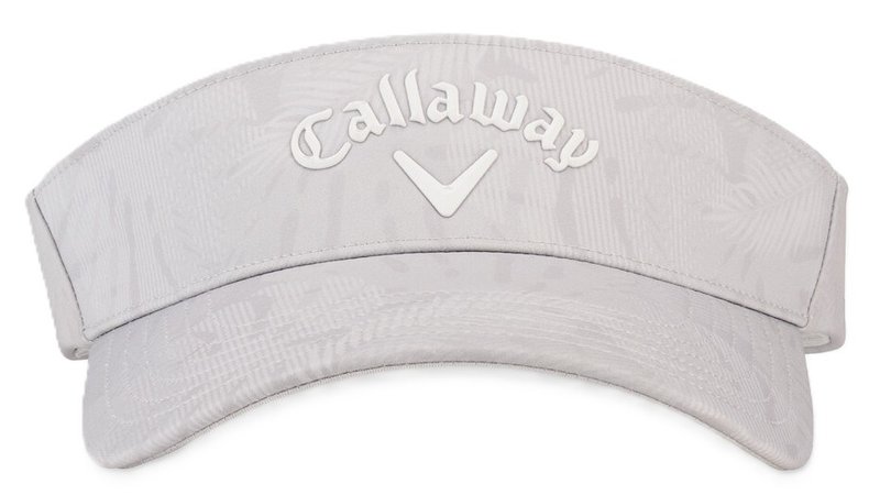 Callaway Liquid Metal men's visor, grey/palm breeze