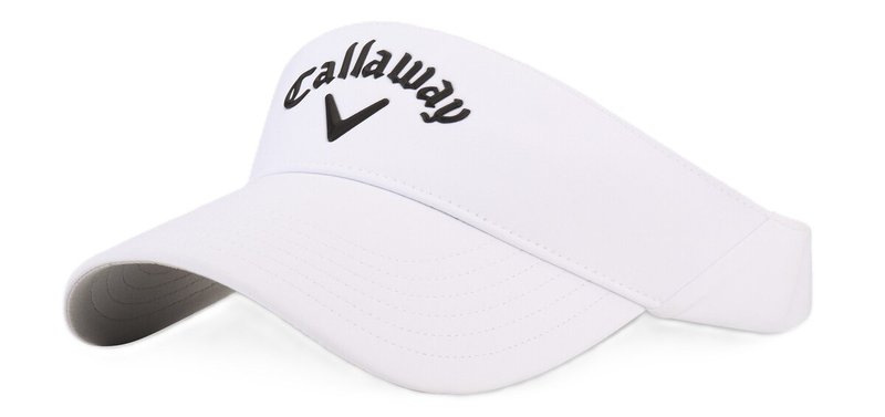 Callaway Liquid Metal men's visor, white/black