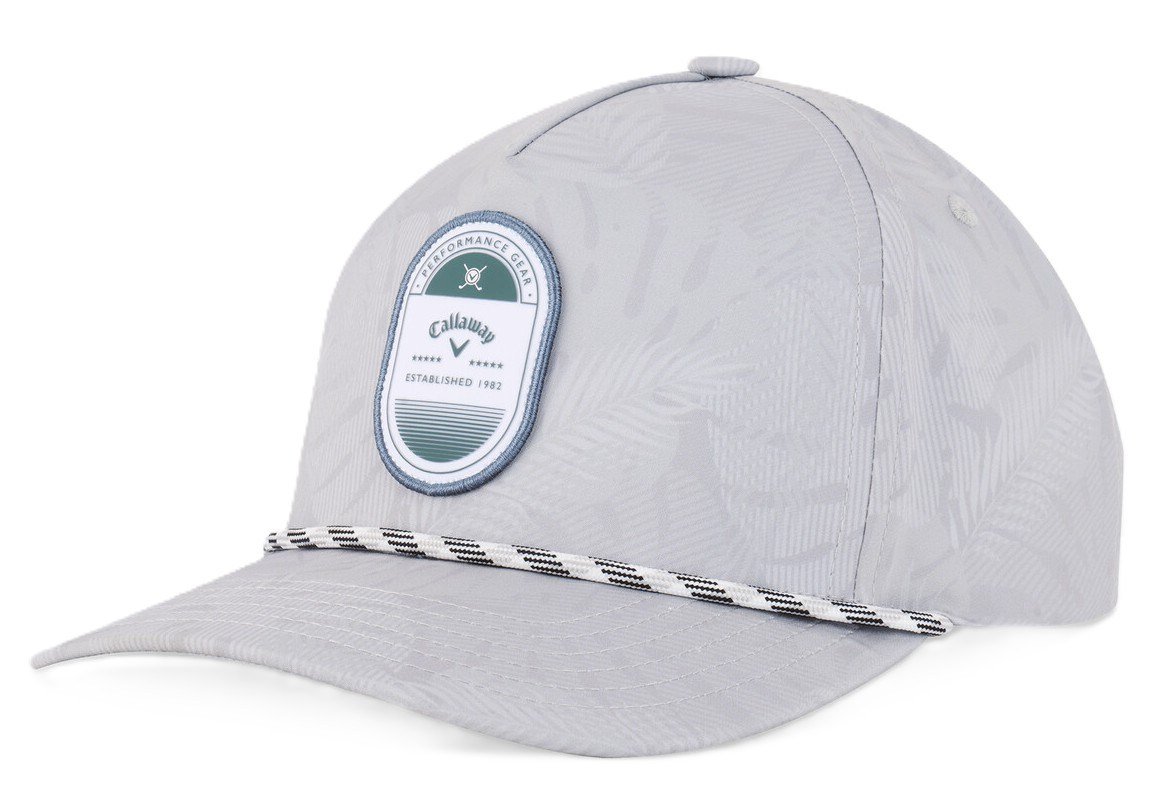 Callaway Birdie Brigade men's cap, grey/palm breeze