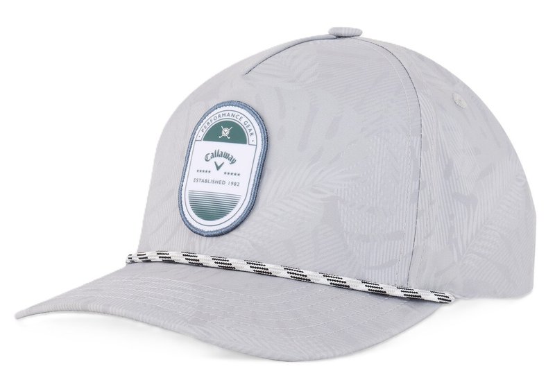 Callaway Birdie Brigade men's cap, grey/palm breeze