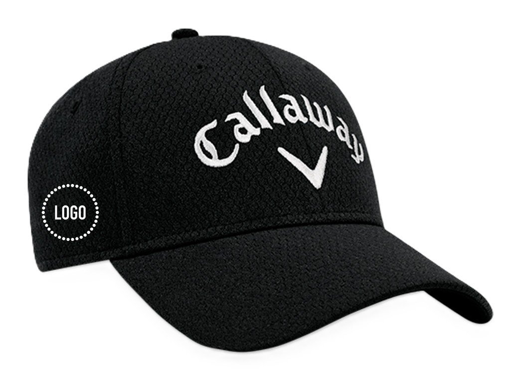 Callaway Performance Side Crest Structured logo cap, black