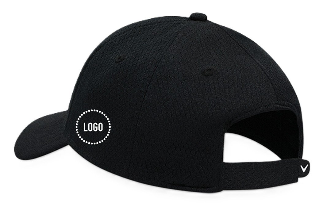 Callaway Performance Side Crest Structured logo cap, black
