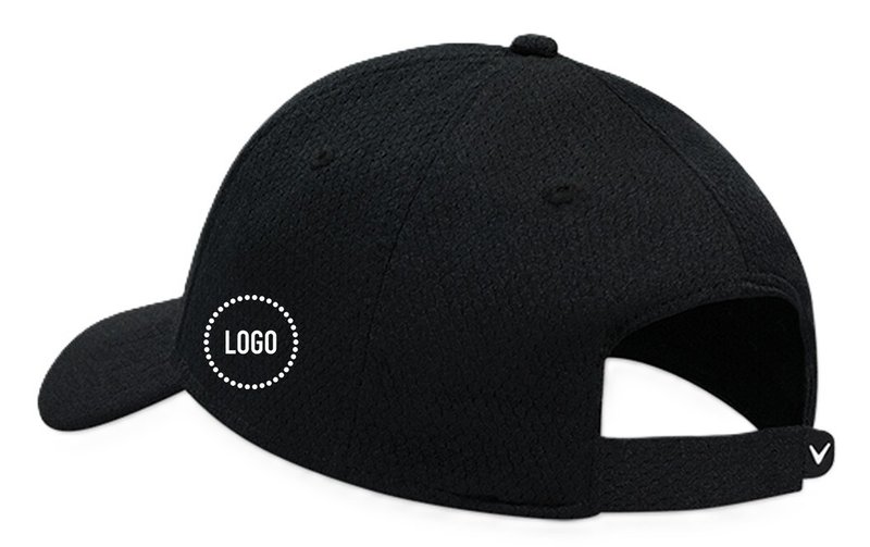 Callaway Performance Side Crest Structured logo cap, black