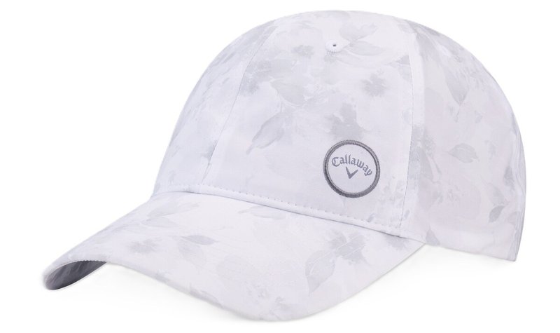 Callaway Hightail women's cap, white/watercolor floral