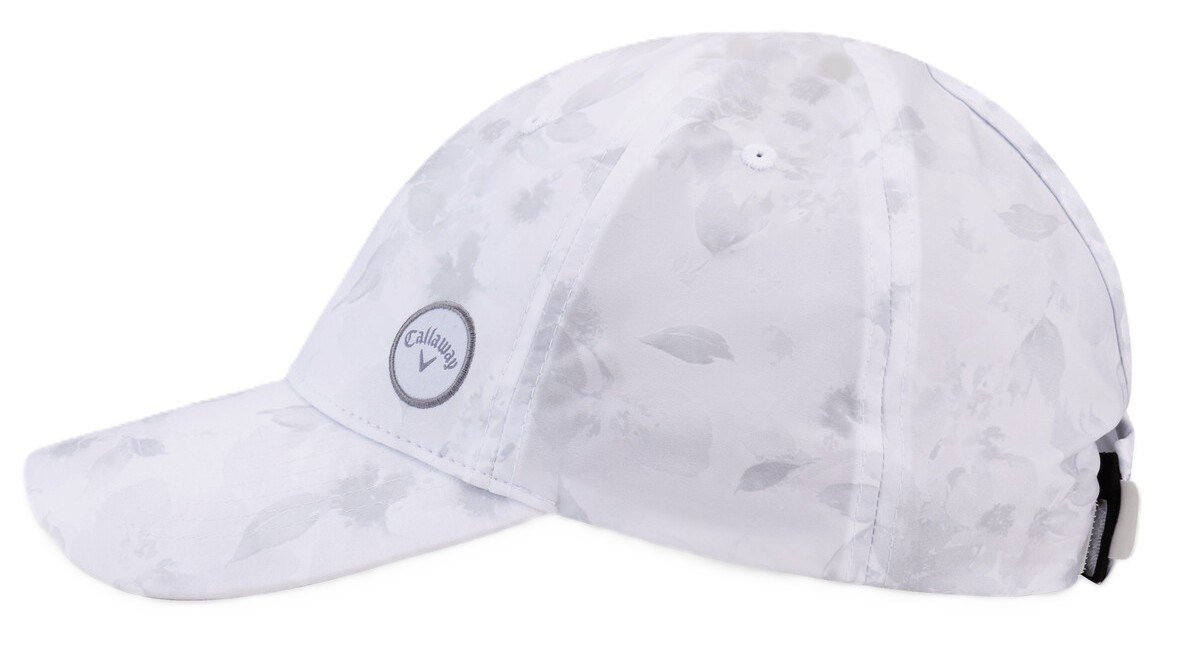 Callaway Hightail women's cap, white/watercolor floral