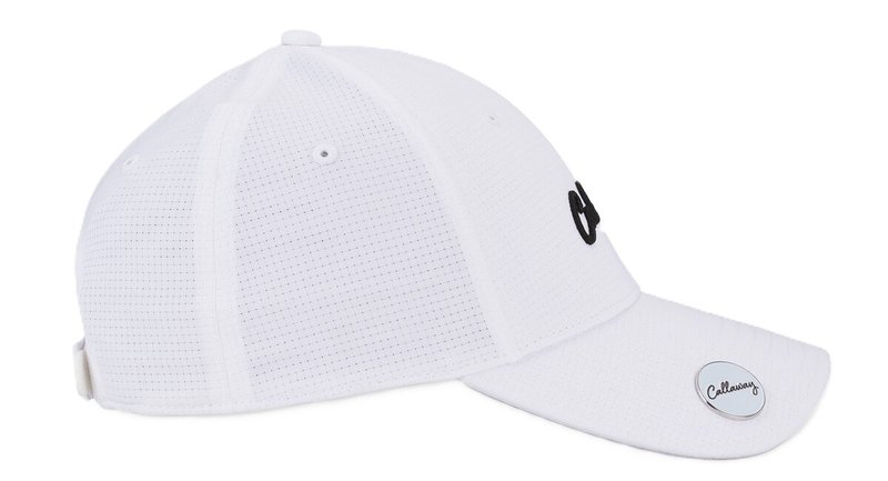 Callaway Stitch Magnet women's cap, white/black