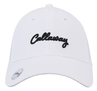 Callaway Stitch Magnet women's cap, white/black