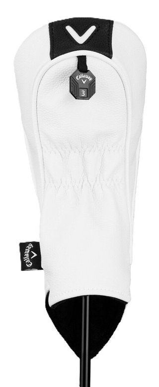 Callaway Premium Fairway Wood headcover, white/black