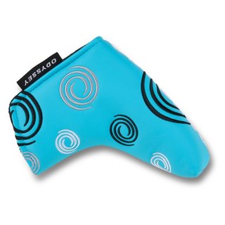 Odyssey Tour Swirl Blade putter headcover, blue