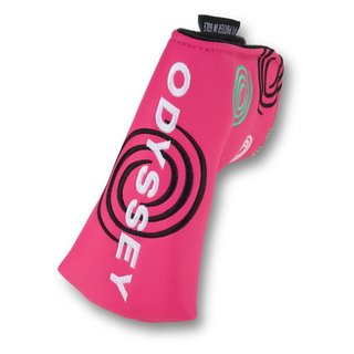 Odyssey Tour Swirl Blade putter headcover, pink