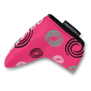 Odyssey Tour Swirl Blade putter headcover, pink