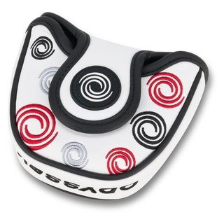 Callaway Golf Odyssey Swirl Mallet putter headcover, white