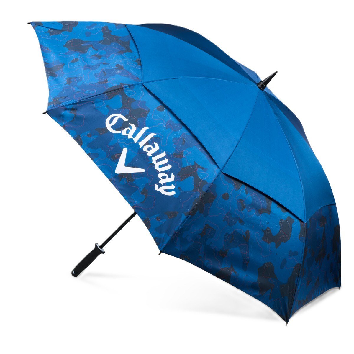 Callaway Double Canopy 64" Shield Umbrella, navy/red