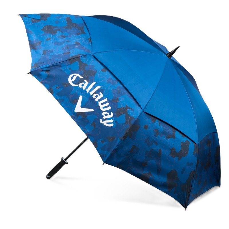 Callaway Double Canopy 64" Shield Umbrella, navy/red