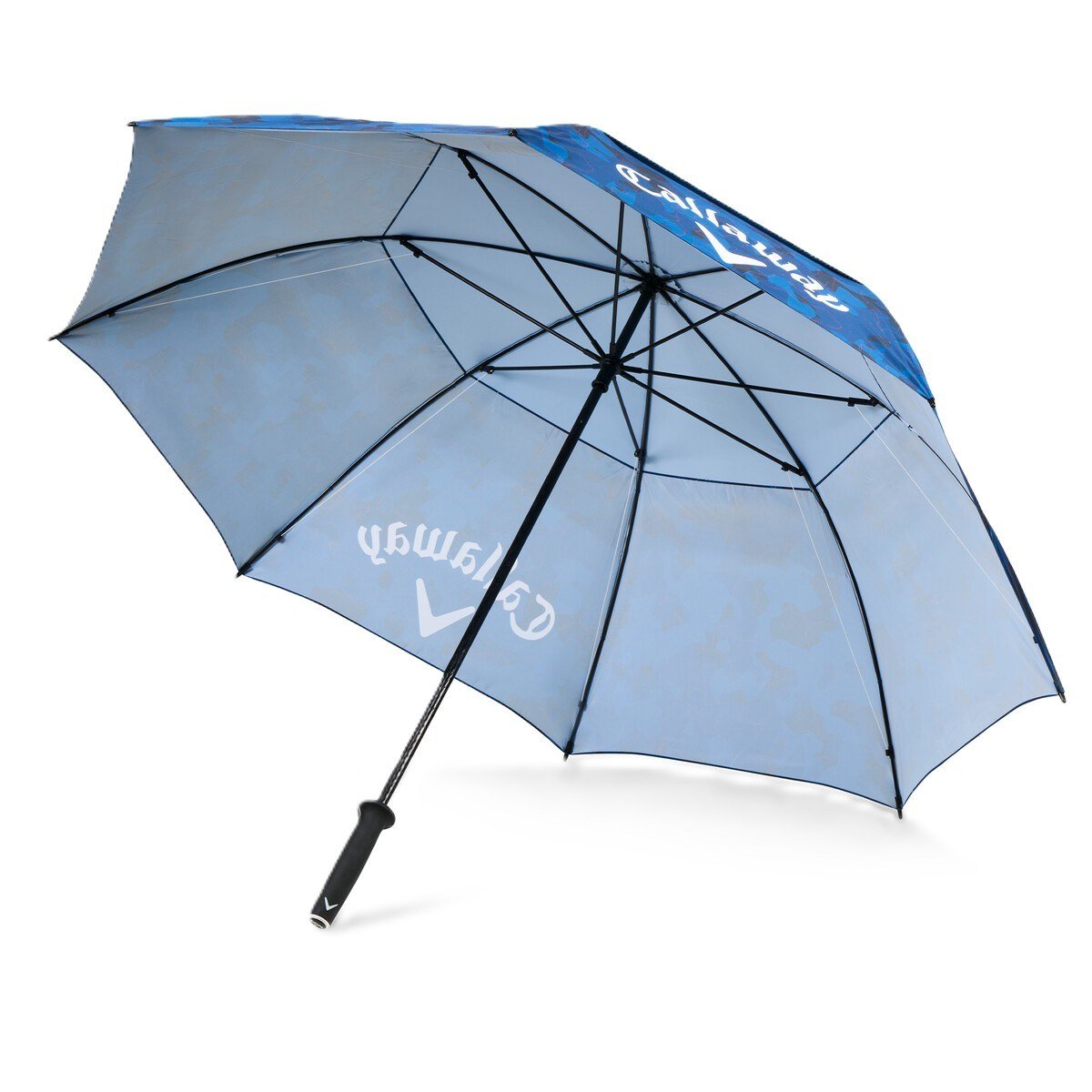 Callaway Double Canopy 64" Shield Umbrella, navy/red