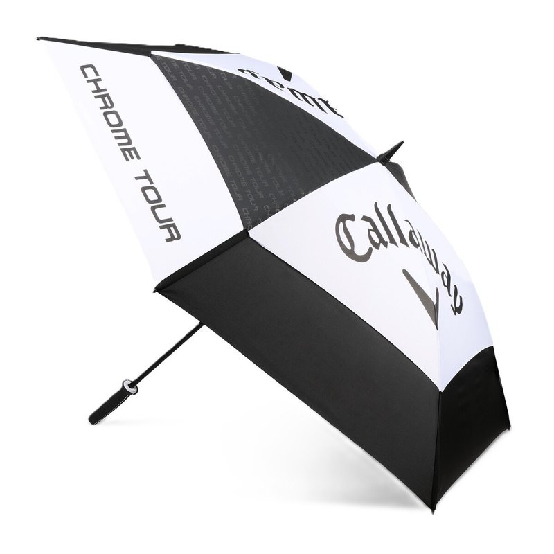 Callaway Tour Authentic Double Canopy 68" umbrella, black/white