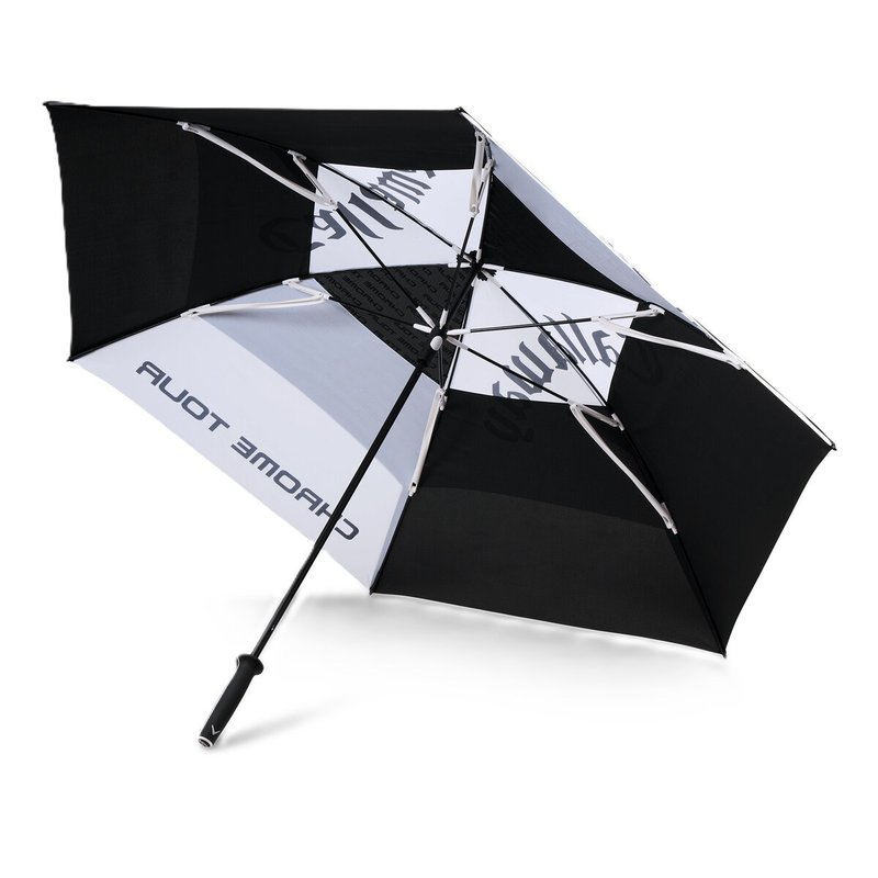 Callaway Tour Authentic Double Canopy 68" umbrella, black/white