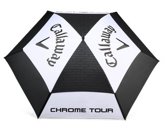 Callaway Tour Authentic Double Canopy 68" umbrella, black/white