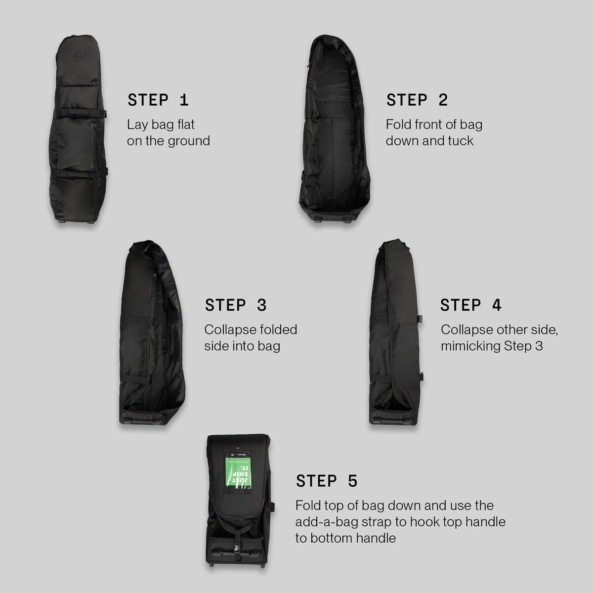Ogio Pace travel bag, black