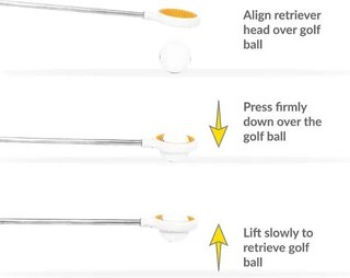 I Gotcha JAWZ Ballangel Ball Retriever 21' (6,4m), yellow