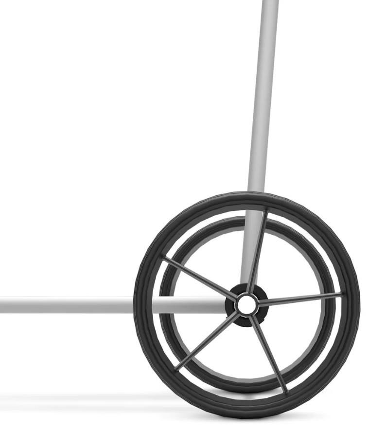 Big Max e-TI 3 electric trolley, grey (incl. battery, charger)